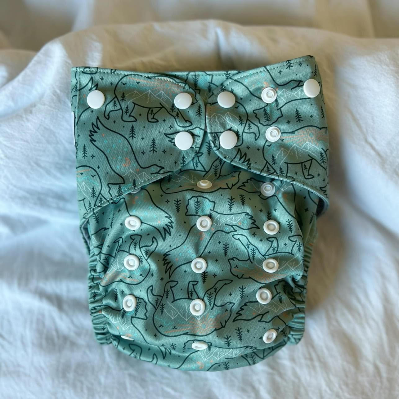 Outer Cloth Diaper Cover / Swim Diaper, Snuggle Bugz
