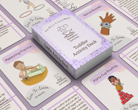 Toddler Development Activity Cards, 1-3yr