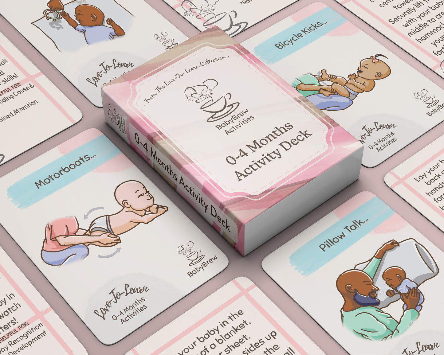 Baby Development Activity Cards, 0-4 Months