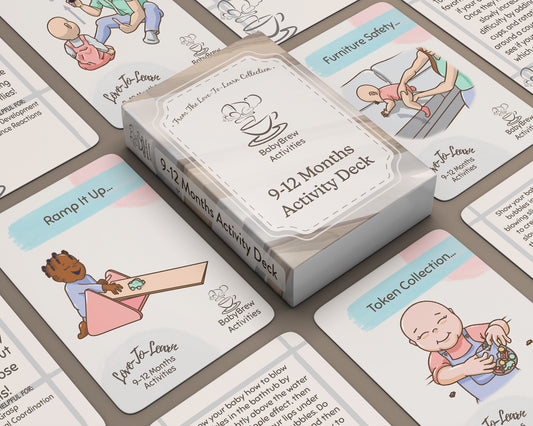 Baby Development Activity Cards, 9-12 Months