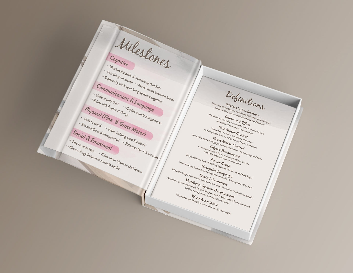 Baby Development Activity Cards, 9-12 Months