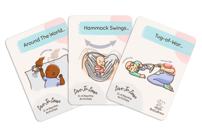Baby Development Activity Cards, 0-4 Months