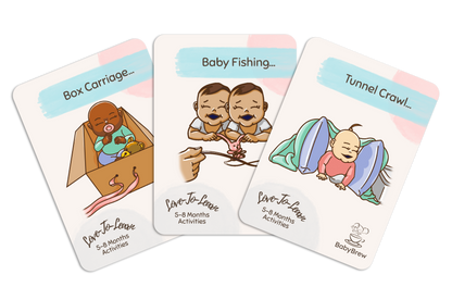 Baby Development Activity Cards, 5-8 Months